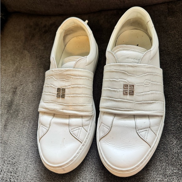 Givenchy Urban Street Croc-Embossed Strap Leather Sneakers main image 4